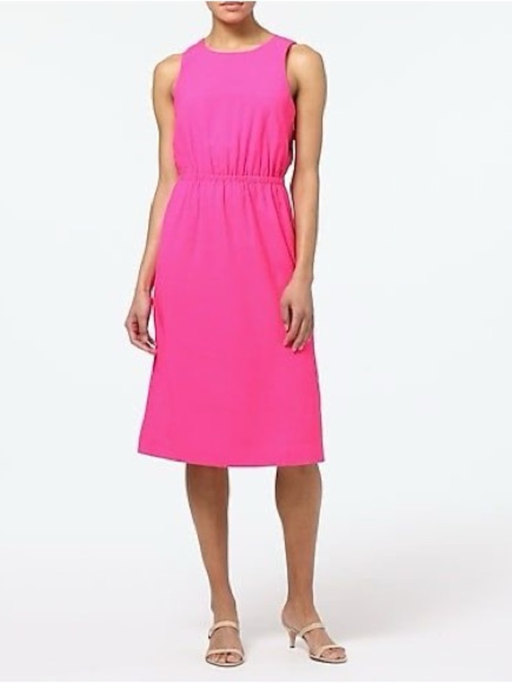 J. Crew Hot Pink Sleeveless Dress size 4